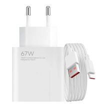 Xiaomi BHR9465EU 67W 6,2A USB-A-Wandladegerät mit USB-C-Kabel – Weiß
