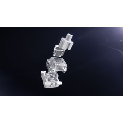 10. HATOR Skyfall 80 MAG ULTIMA 8K kabellose Gaming-Tastatur USB + RF + Bluetooth QWERTZ US-Englisch Schwarz, Weiß