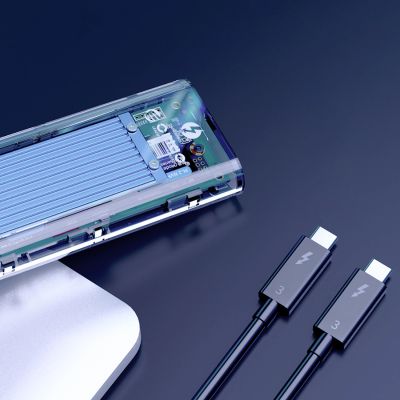 8. Orico TCM2-C3 M.2 NVME auf USB-C 10Gb/s Festplattenlaufwerk - Blau