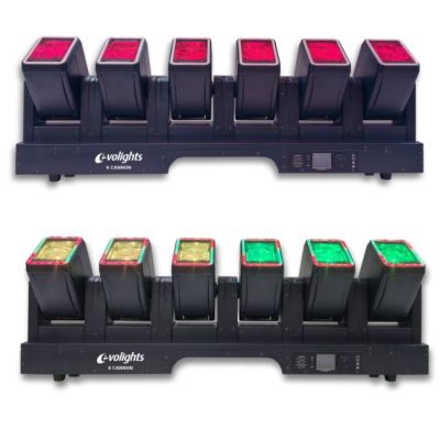 EVOLIGHTS 6 CANNON Lichtstrahl 6x Kopf