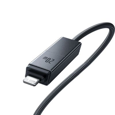 5. Baseus Versatile 60 W USB-C- auf USB-C-Kabel mit USB-A- und Lightning-Adaptern, 1 m – schwarz