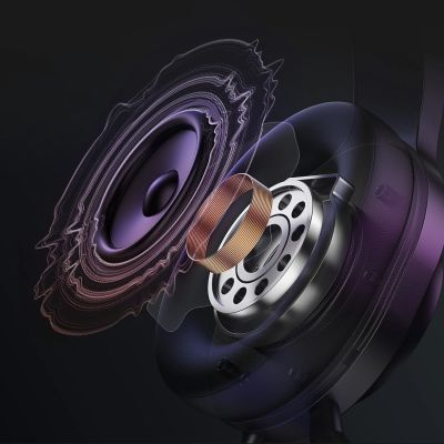 17. QCY Heroad V200 Tri-Mode Gaming-Kopfhörer mit 7.1-Sound, 240 Stunden Akkulaufzeit und abnehmbarem Mikrofon – Schwarz
