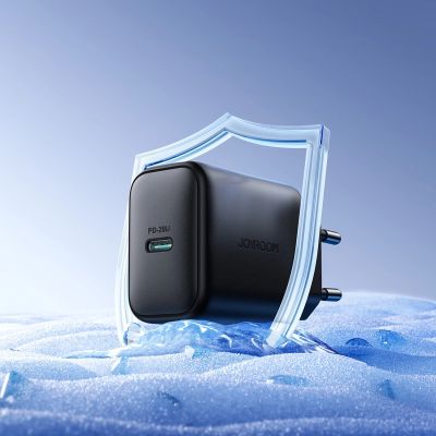 8. Joyroom JR-TCF20 USB-C PD 20W Netzwerk-Ladegerät – Schwarz