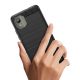 5. Carbon Case Silikonhülle für Nokia C110 - schwarz