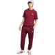 6. adidas Essentials 3-Streifen Fleecehose für Herren, schmal zulaufende Bündchen, burgunderrot, KY4134