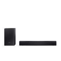 Kompakte Sharp 2.1 Soundbar mit kabellosem Subwoofer | HT-SBW121 Lautsprecher | 240 W | Bluetooth-Konnektivität | Kabellose Verbindung