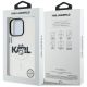 8. Karl Lagerfeld IML Choupette Sketch Logo MagSafe Hülle für iPhone 16 Pro - Transparent