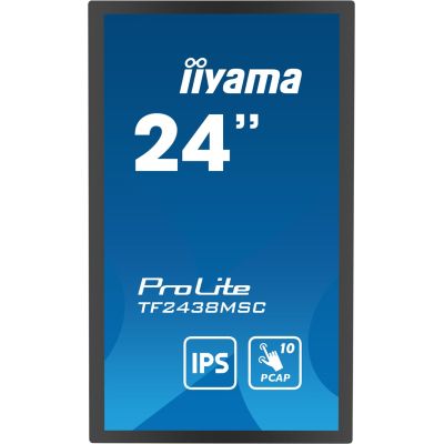 6. iiyama 23,8-Zoll-10-Punkt-PCAP-Open-Frame-Touchscreen-Monitor mit IPS-Panel-Technologie, rahmenlosem Glasdesign, Anti-Fingerprint-Beschichtung und Metallgehäuse