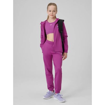 Sport-Jogginghose für Mädchen 4F 4FJRSS26TFTRF1458-53S