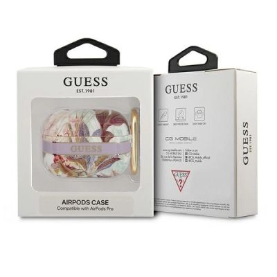 3. Guess, GUAPHHFLU AirPods Pro decken lila/lila Flower Strap Collection ab