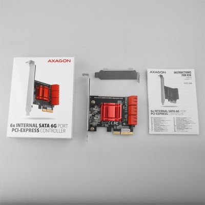 5. AXAGON PCES-SA6 PCIe 6x Controller intern