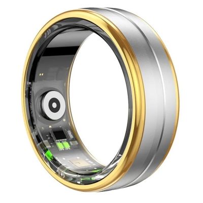 3. Smart Ring RUBICON R6 Gold/Silber GRÖSSE 11 (US) SMARUB327