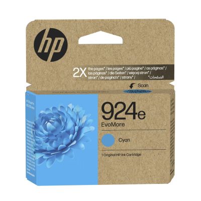 6. HP Original Cyan Tinte 924e EvoMore