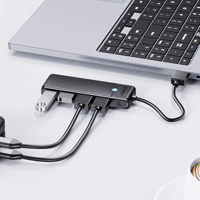 3. Orico PAPW4A-C3 USB-A Hub Dockingstation 4x USB-A 3.0 - Schwarz