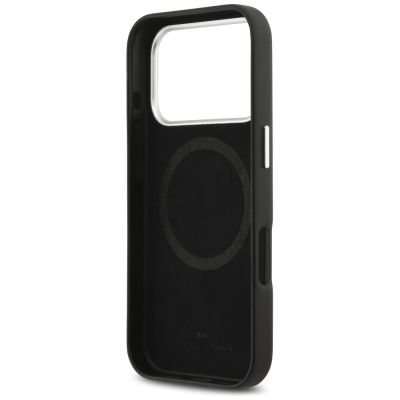 7. BMW-Logo-Metallhülle mit MagSafe-Funktion für iPhone 17 Pro – Schwarz