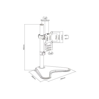 11. Equip 650122 TV-Halterung 81,3 cm (32") Schwarz