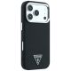 4. Guess MagSafe-Hülle mit genarbtem Dreieckslogo für iPhone 17 Pro Max / 18 Pro Max – Schwarz