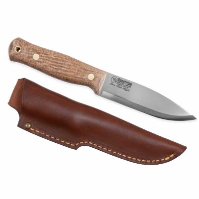 Casström Lars Fält Canvas Micarta A8 Ledermesser