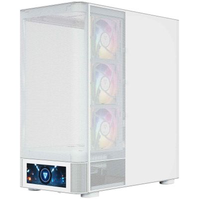 4. MODECOM VOLCANO AQ 500 ARGB MIDI-HÜLLE WEISS