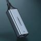 7. Ugreen externer Netzwerkadapter RJ45 - USB Typ C (1000 Mbps / 1 Gbps) Gigabit Ethernet grau (CM199)