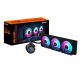 GIGABYTE AORUS WATERFORCE II 360 All-in-One-Flüssigkeitskühler für Prozessoren, 12 cm, Schwarz
