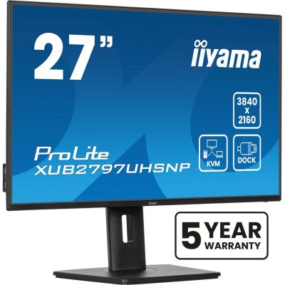 IIYAMA Monitor 68,5 cm (27") XUB2797UHSNP-B1 16:9 HDMI+DP+USB-C IPS