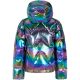 Junior Ski-/Snowboardjacke mit Kapuze und Reißverschluss PROTEST Prtselina, schwarz