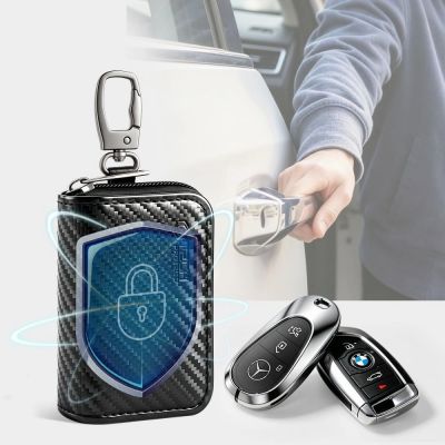 3. Tech-Protect KLR300 Diebstahlsichere Autoschlüsselhülle – Schwarz