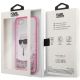 8. Karl Lagerfeld KLHCI8LNKHCP iPhone 7/8/ SE 2020/2022 pink/pink Hardcase Glitter Karl Head
