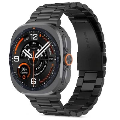 Tech-Protect Edelstahlarmband für Samsung Galaxy Watch Ultra 47 mm – Schwarz