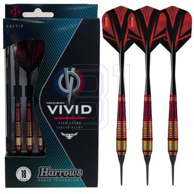 5. Harrows Vivid Softip Darts HS-TNK-000013786