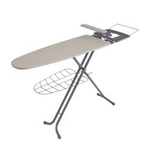 RAYEN Bügelbrett 120 x 40 cm mit Ablage und Bügelbrett