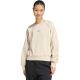adidas Damen-Sweatshirt mit kleinem Logo, beige, KV9823