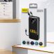 2. Dudao K13 10000mAh Powerbank mit integriertem Kabel – Schwarz
