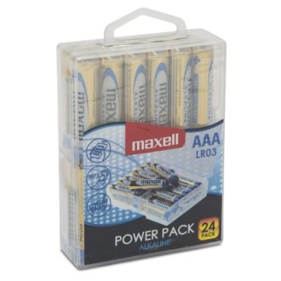 MAXELL Alkaline-Batterie LR03, Vorteilspackung mit 24 Stück.