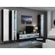 6. TV-Schrank VIGO NEU '180' 30/180/40 schwarz/weiß flach