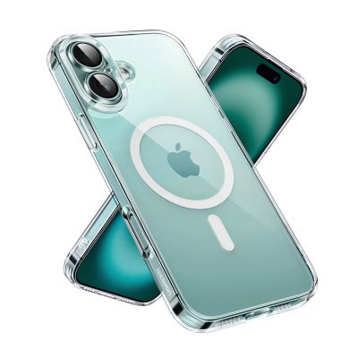 2. Ugreen Classy Clear Magnetische Hülle für iPhone 16 Plus – transparent