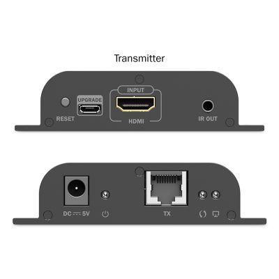 10. HDMI 4K/60Hz Twisted-Pair-Extender Cat.6 über IP 1G oder bis zu 120 m/200 m, max. 253 Empfänger, IR-Steuerung – Set