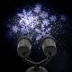 7. Doppel-LED-Projektor Schneeflocken