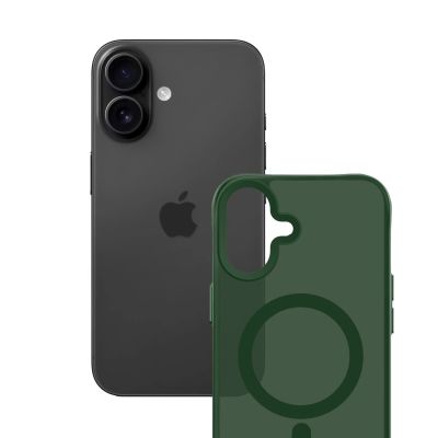 3. 3mk Smoke MagCase für iPhone 17 - Grün-Transparent
