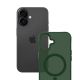 3. 3mk Smoke MagCase für iPhone 17 - Grün-Transparent