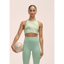 Casall Sporttop mit Bindeband am Rücken, Damen-Trainingstop, Grün