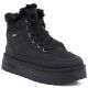 Schwarze Big Star Plateau-Schneestiefel für Damen UU274167