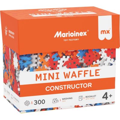 MARIOINEX Mini-Waffelbausteine, 300 Teile