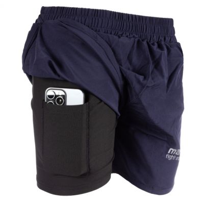 3. MASTERS SKW-COMPRESSION Damen Shorts, Marineblau
