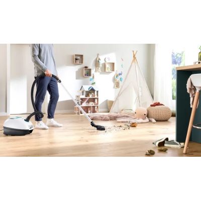 8. Bosch Series 4 BGB41HYG1H Staubsauger mit Beutel (600W; Weiß)