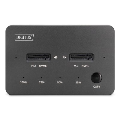 14. Digitus NVMe Klonstation USB 3.1 Gen2 Typ-C NVMe M.2 SSD-Gehäuse