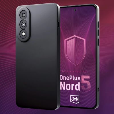 4. 3mk Matt Case für OnePlus Nord 5 – Mattschwarz