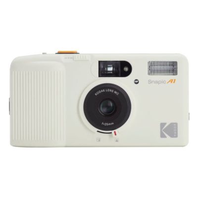 Kodak Snapic A1 Kompakt-35-mm-Filmkamera, Elfenbein