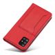 7. Magnetkartenetui Hülle für Samsung Galaxy A13 5G Tasche Geldbörse Kartenhalter Rot